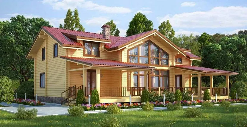 Prawidłowo wybudowany dom z bali rzadko wymaga nie tylko dekoracji zewnętrznej, ale także wewnętrznej.