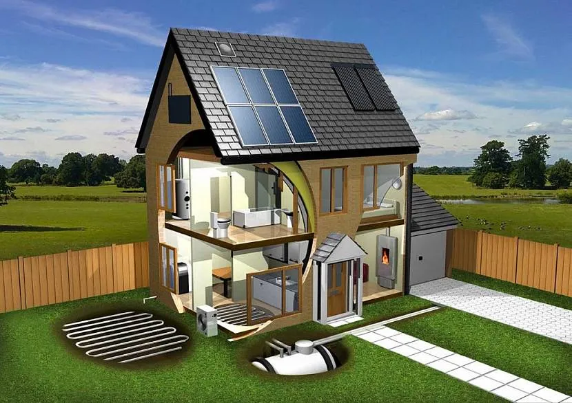 Całe wyposażenie domu pasywnego jest „połączone” w jeden energooszczędny system już na etapie projektowania