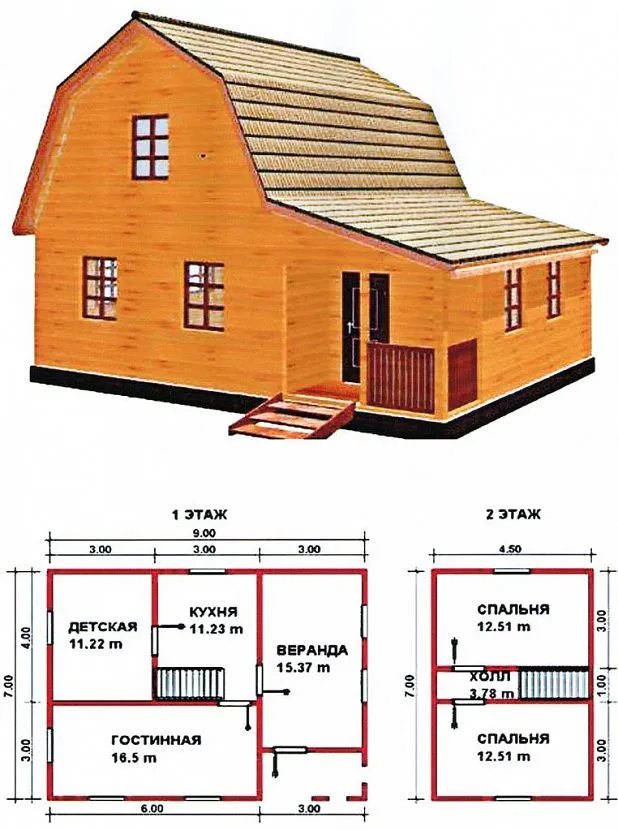 Projekt domu z bali