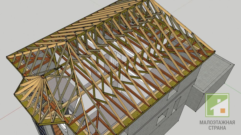 Розрахунок вальмового даху: особливості конструкції та розрахунку на калькуляторі