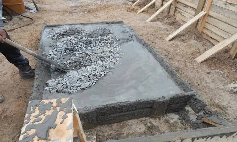 Kruszony kamień na fundament prywatnego domu