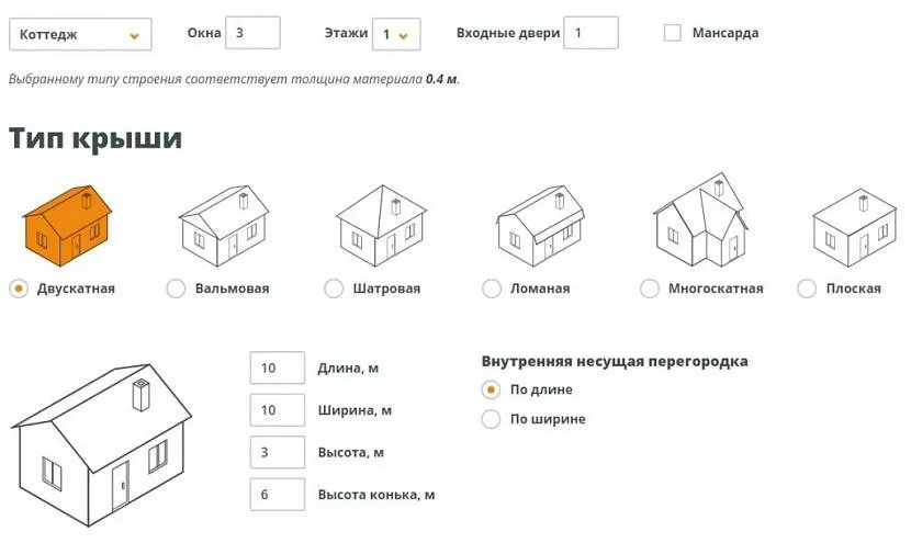 Interfejs kalkulatora online do wprowadzania danych