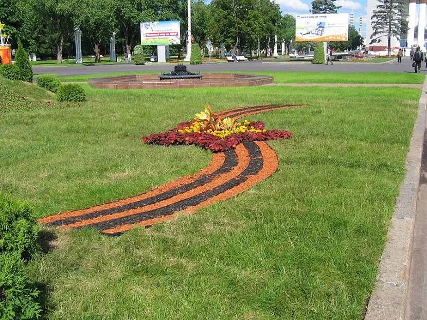 Wstążkę św. Jerzego, znaną każdemu Rosjaninowi, można łatwo ucieleśnić z malowanej skały.