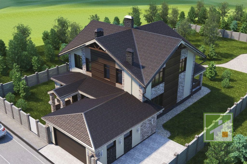 Багатощипцевий дах – основні принципи конструкції