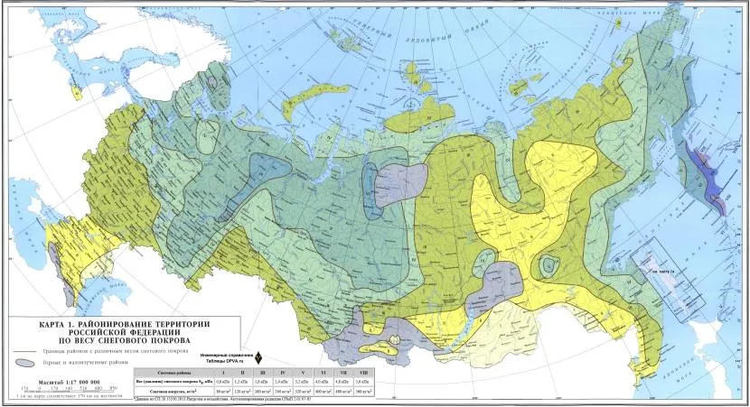 Mapa obciążenia śniegiem