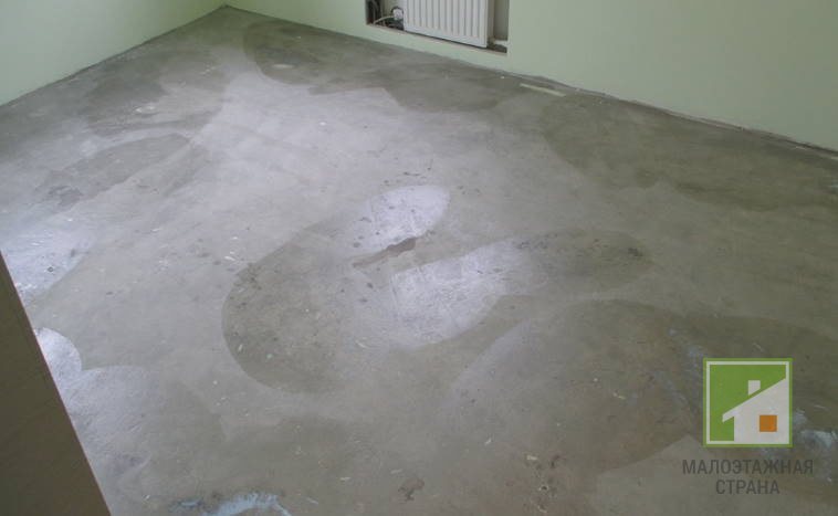 Інструкція приготування цементного розчину для заливання підлоги за мокрою технологією