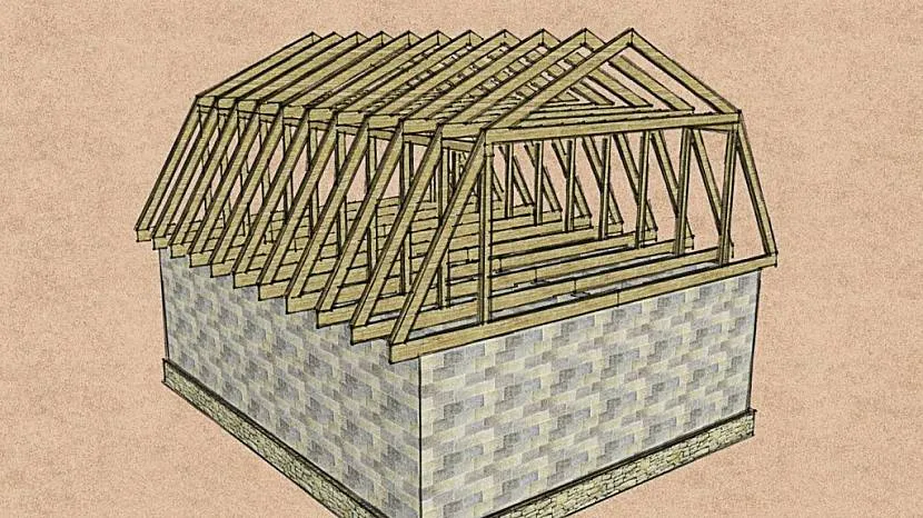 Konstrukcja dachu mansardowego