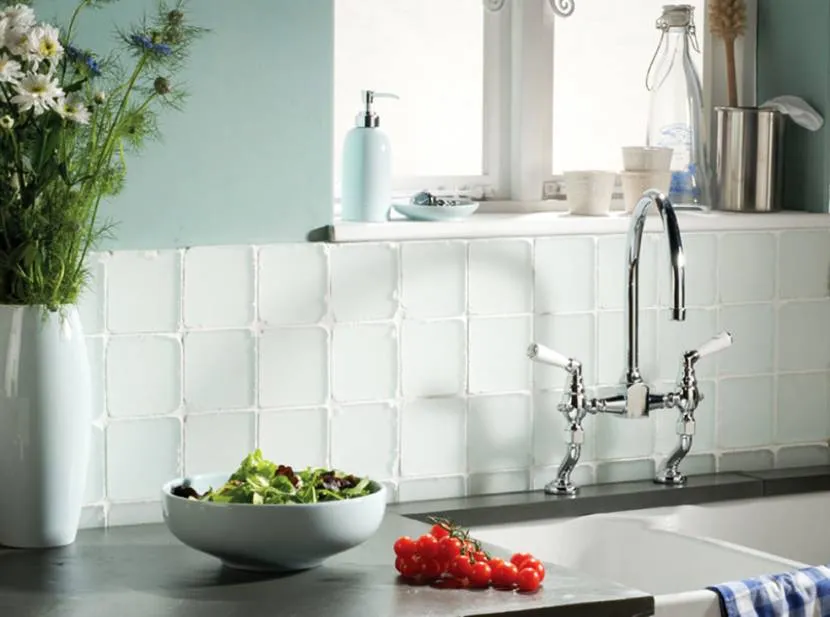 Płytki ceramiczne na backsplash kuchni