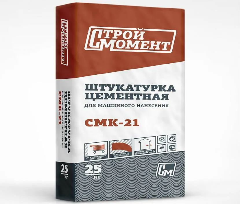 Цементна штукатурка СМК 21 – стандартний мішок 25 кг