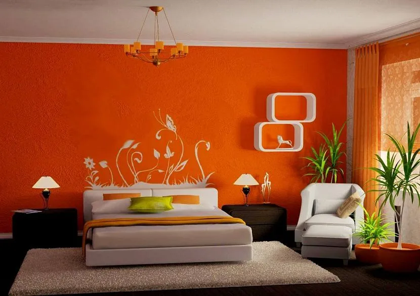 Декоративний спосіб оформлення стіни фарбою