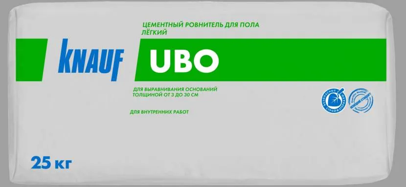 Готова суміш, що вирівнює від Knauf.