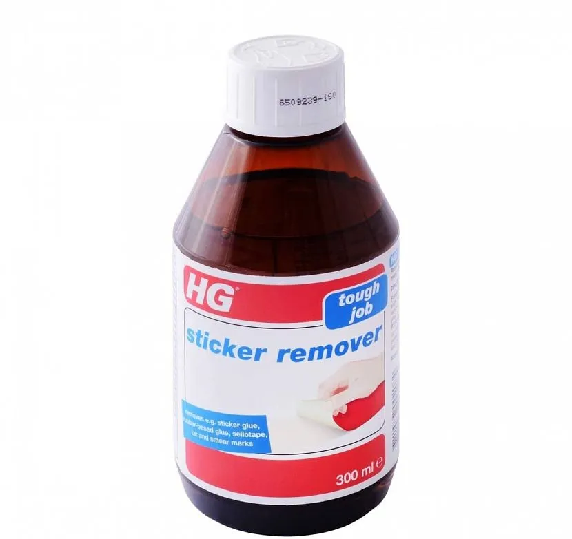 HG Sticker Remover jest przeznaczony do usuwania naklejek, resztek kleju, śladów po taśmach, plam oleju i smoły ze wszystkich rodzajów powierzchni bez pozostawiania śladów.