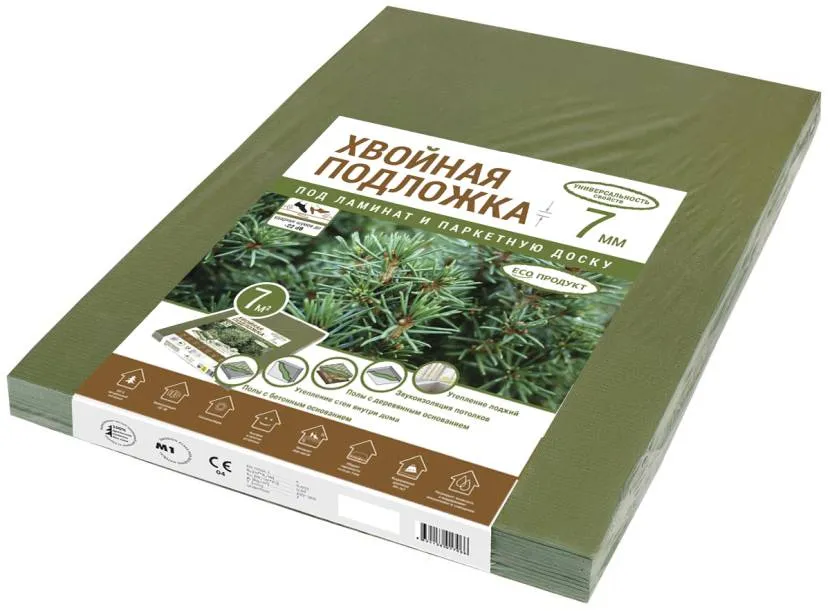 Хвойна підкладка під покриття для підлоги