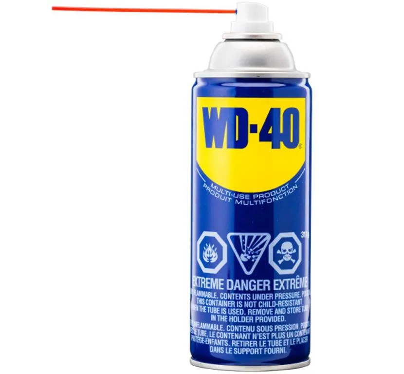 WD-40 якісно змащує петлі