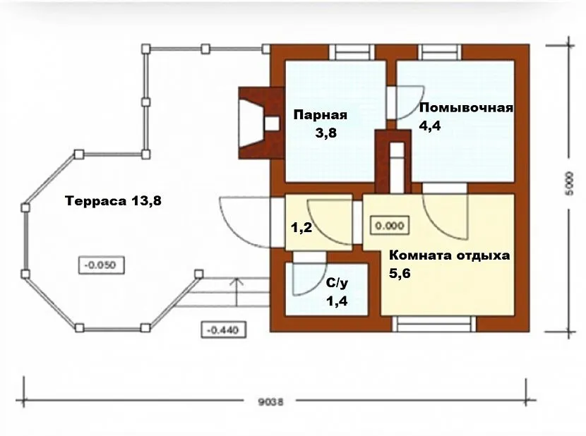 Веранда з літньою кухнею