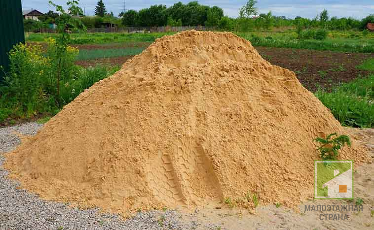 Види піску для будівництва, призначення та застосування в різних областях
