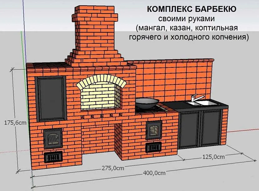 Projekt budynku z cegły