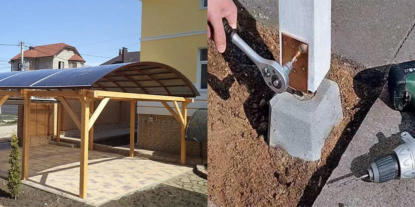 Fundament pod drewnianą szopę