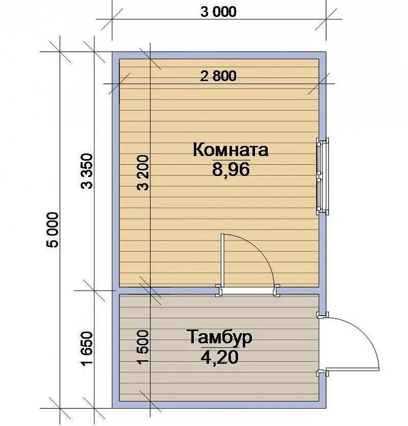 Щоб тепло краще зберігалося, можна облаштувати тамбур