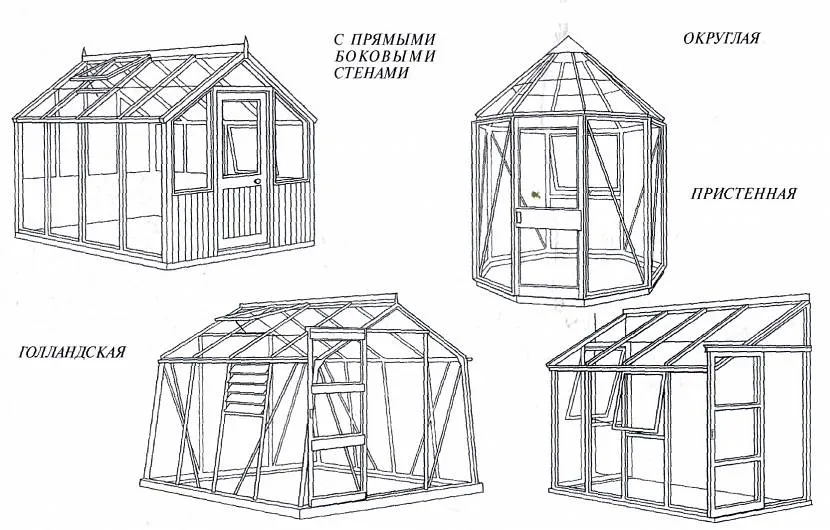 Rodzaje szklarni drewnianych