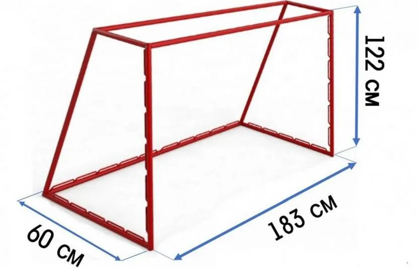 Приблизні розміри футбольних воріт для дітей