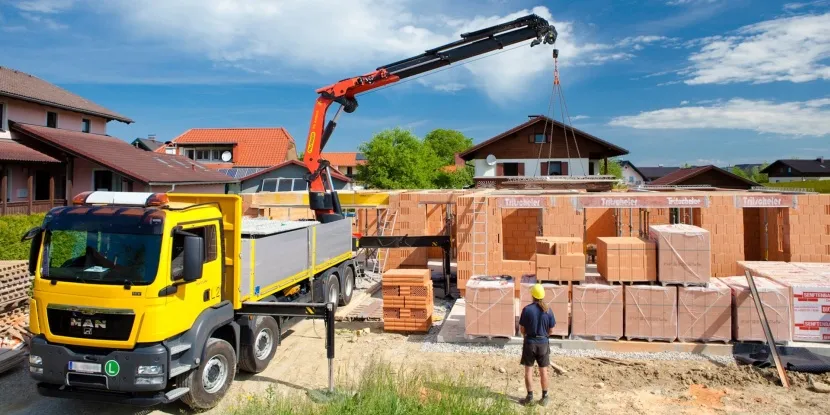 Jeśli na placu budowy planowane jest użycie ciężkiego sprzętu, należy wcześniej sprawdzić ścieżki do jego wejścia