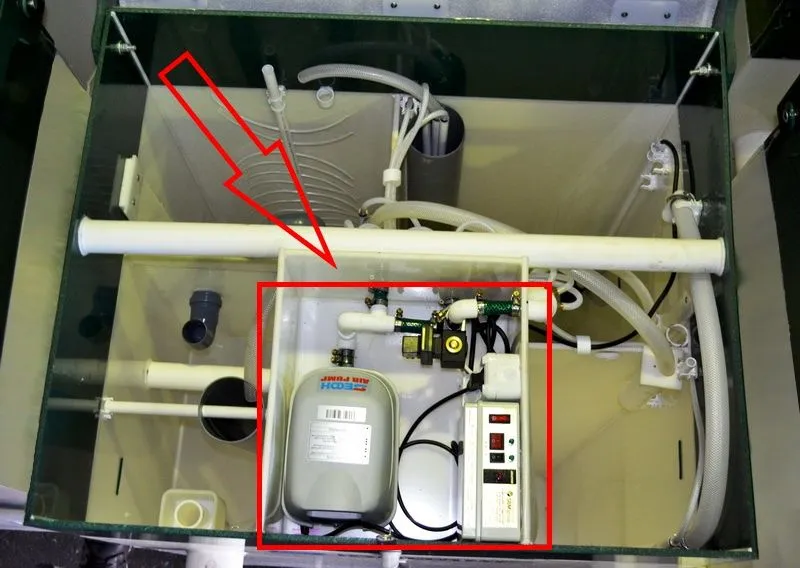 Насос та аератор – це обов'язкові компоненти енергозалежного септика.