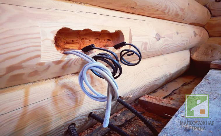 Ukryte okablowanie w drewnianym domu: od doboru przewodów i kabli po uruchomienie