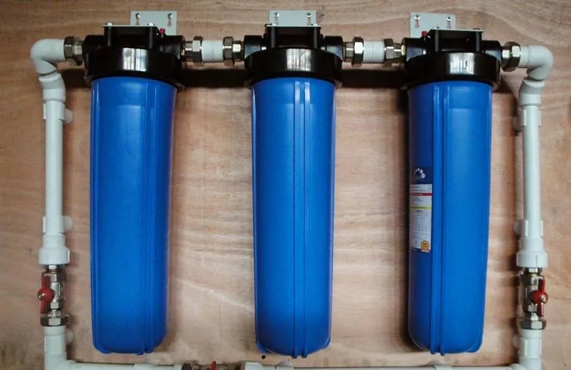 Główne filtry w autonomicznym systemie zaopatrzenia w wodę