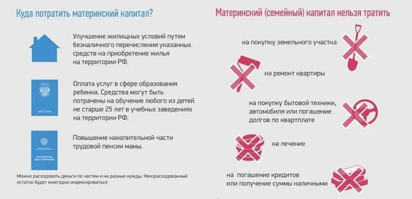 Не для всіх покупок можна використовувати материнський капітал