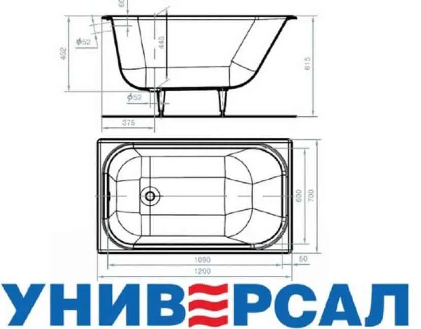 Ванна фабрики Універсал