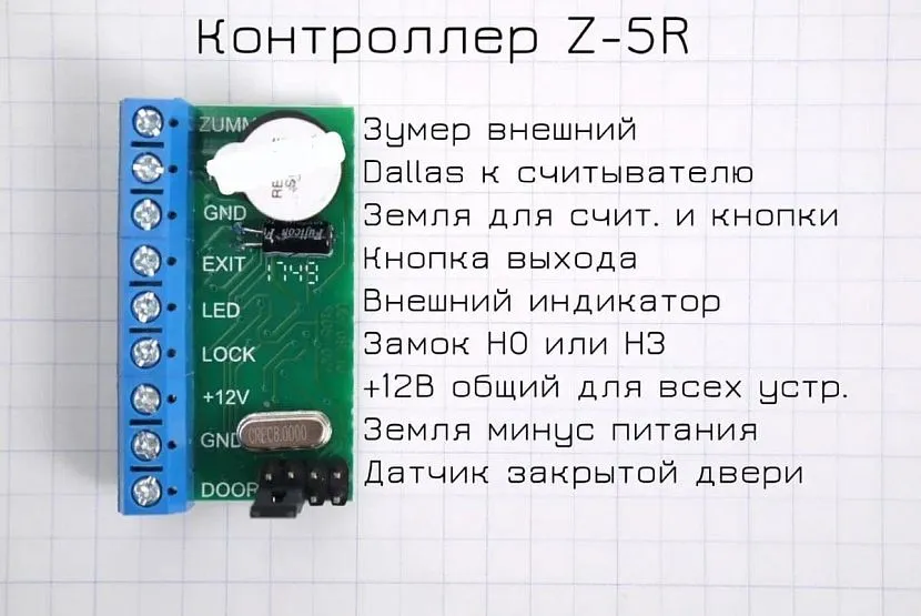 Особливості контролера z5r