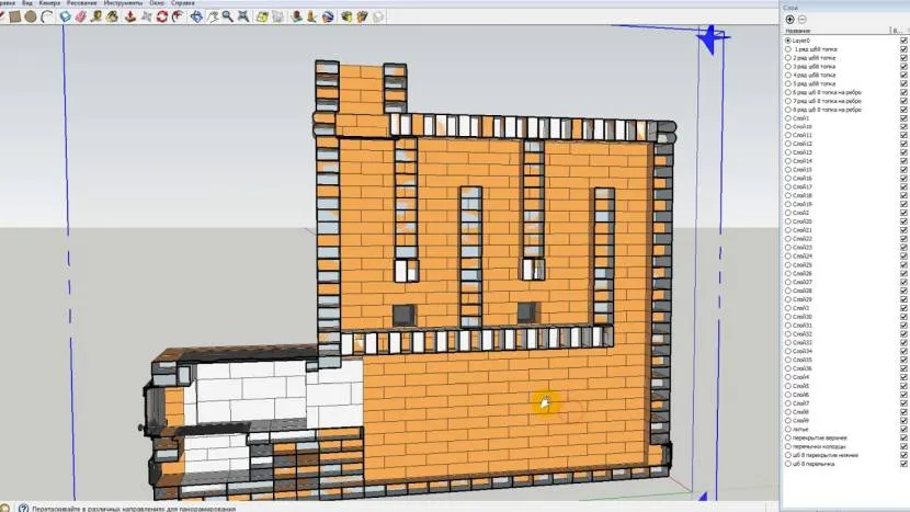 Projekt pieca na 5 kanałów z piecem