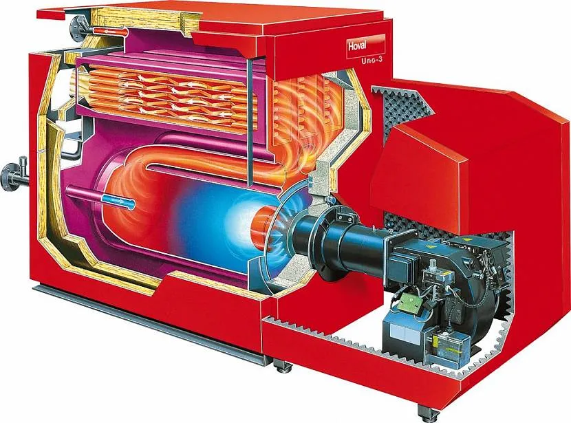 Схема роботи котла на рідкому паливі