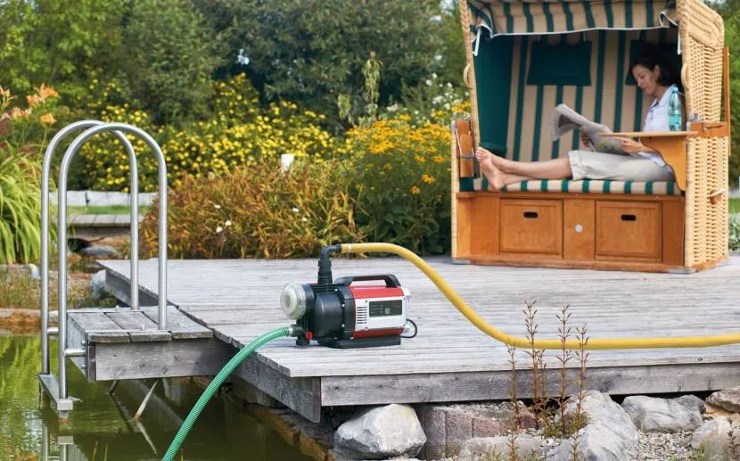 Pompa drenażowa może być używana do zapewnienia równowagi wodnej w basenie