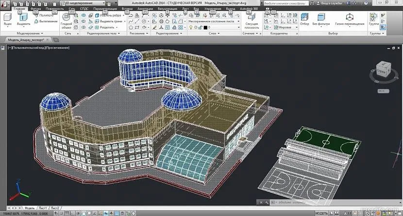 Program do tworzenia rysunków 3D AutoCAD