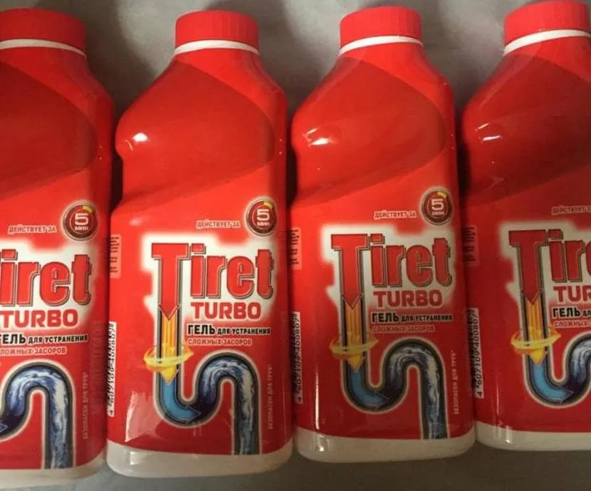 Потужний гель від засорів Tiret Turbo