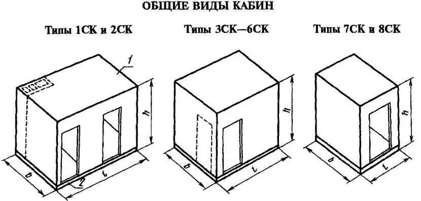 Види сантехкабін для будівель із залізобетонних панелей