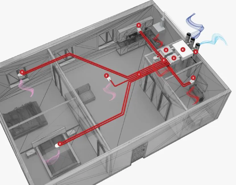 Приклад проекту вентиляції приміщення з рекуператором
