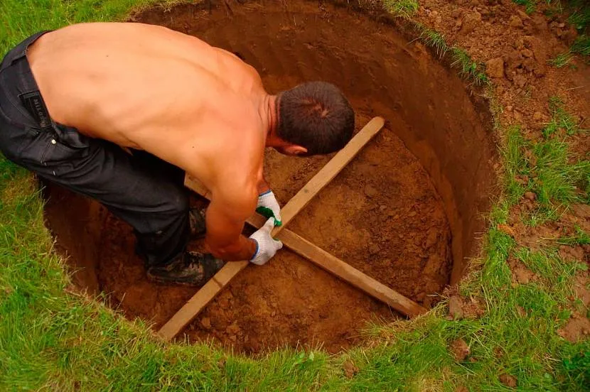 Po ponownym sprawdzeniu możesz zacząć kopać szyb studni