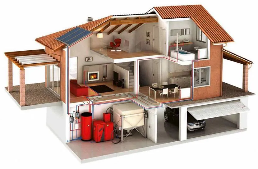 Obliczenia uwzględniają wszystkie pomieszczenia domu, nawet jeśli nie planuje się w nich instalowania grzejników