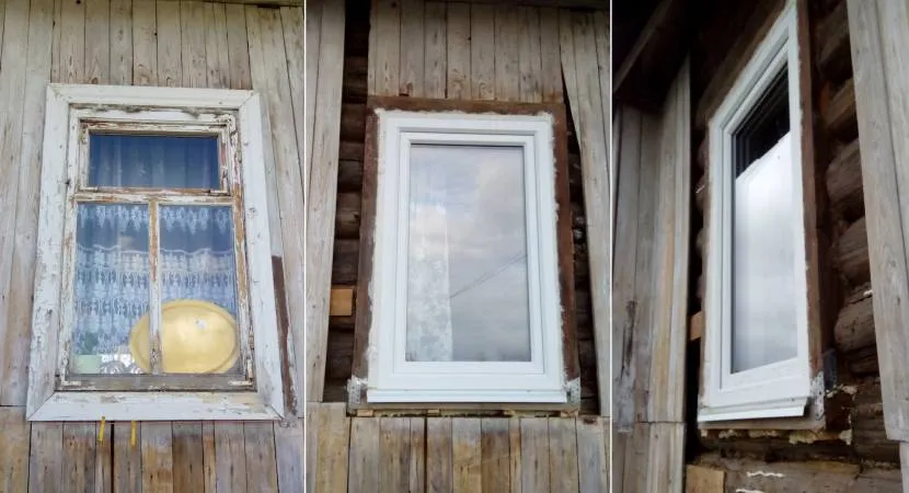 При монтуванні вікна з ПВХ може вийти дуже маленький або занадто великий зазор