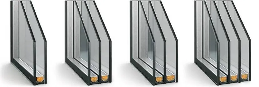 Okna z podwójnymi szybami różnią się liczbą komór i szerokością