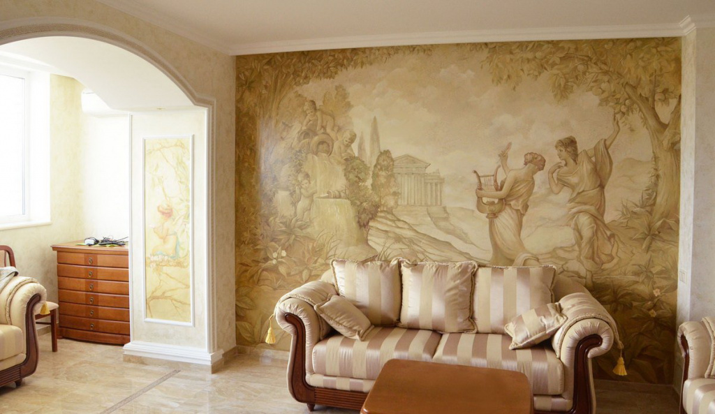 Możliwości wykorzystania fresków we wnętrzach różnych pomieszczeń