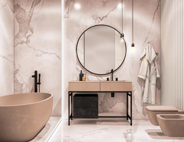Nowoczesny projekt łazienki: 6 stylów, najlepsze kombinacje kolorów