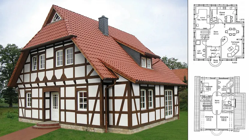 Układ tradycyjnego domu w Niemczech