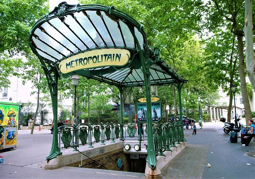 Hector Guimard - Wejście do paryskiego metra