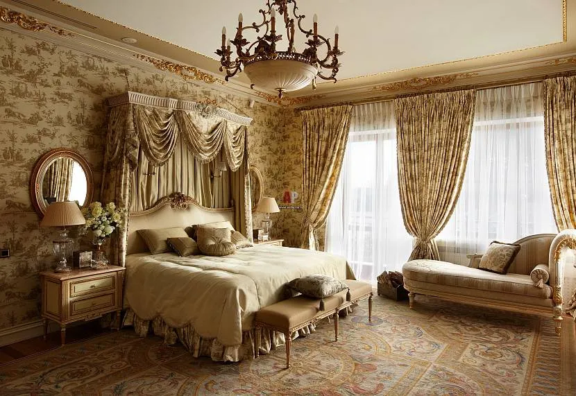 Bogactwo i luksus w sypialni