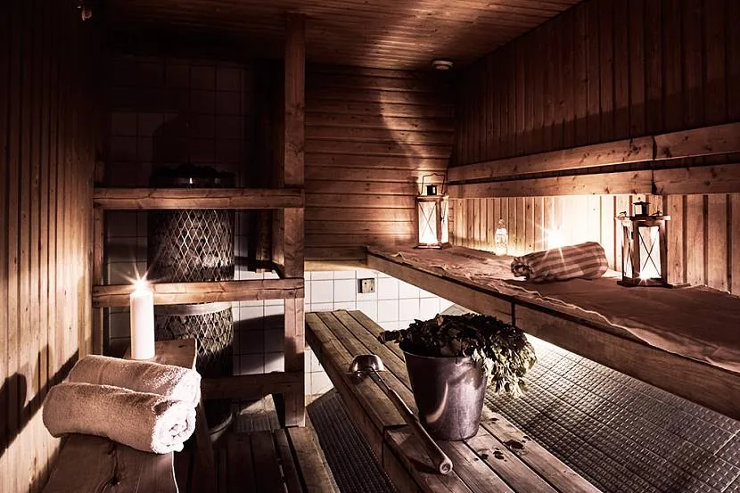 Sauna w fińskiej wiosce
