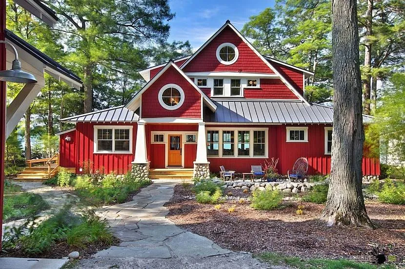czerwony dom